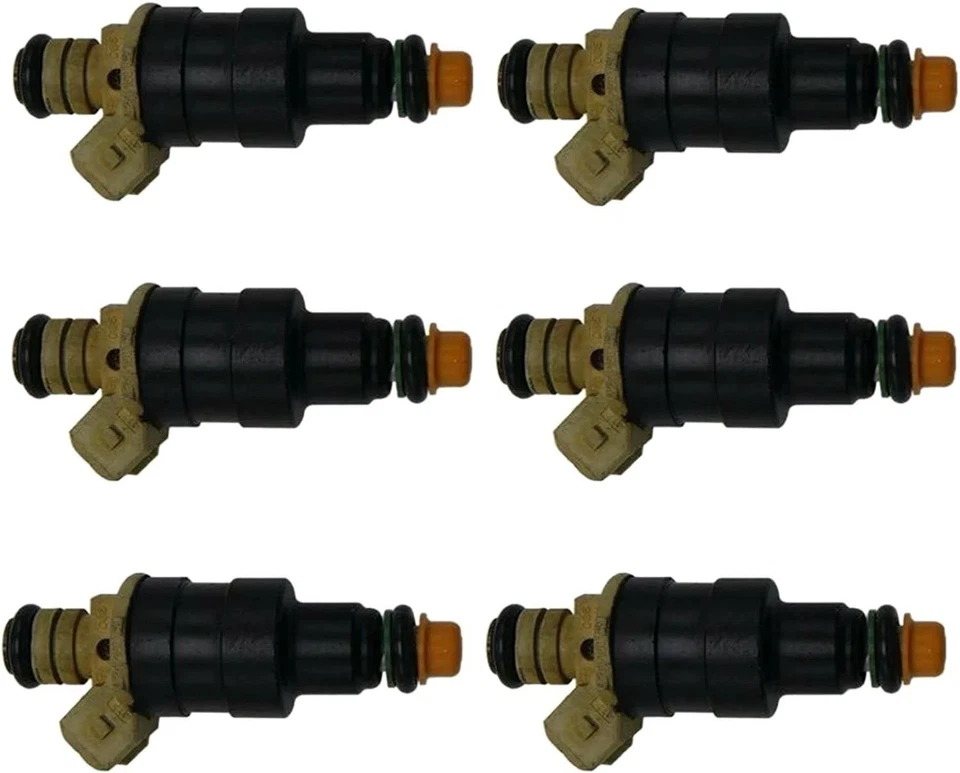 Inyectores de combustible Bosch 6X OEM PARA 1987-1989 Jaguar XJ6 3,6 L I #0280150129 Foto 2 de 4