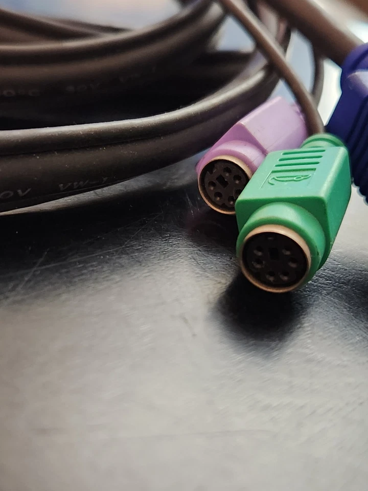 TRIPP LITE USB KVM SWITCH CABLE KIT B020/B022 SERIES 2X HD15 M/M 6.8 Feet #B0386 - Image 3 of 4