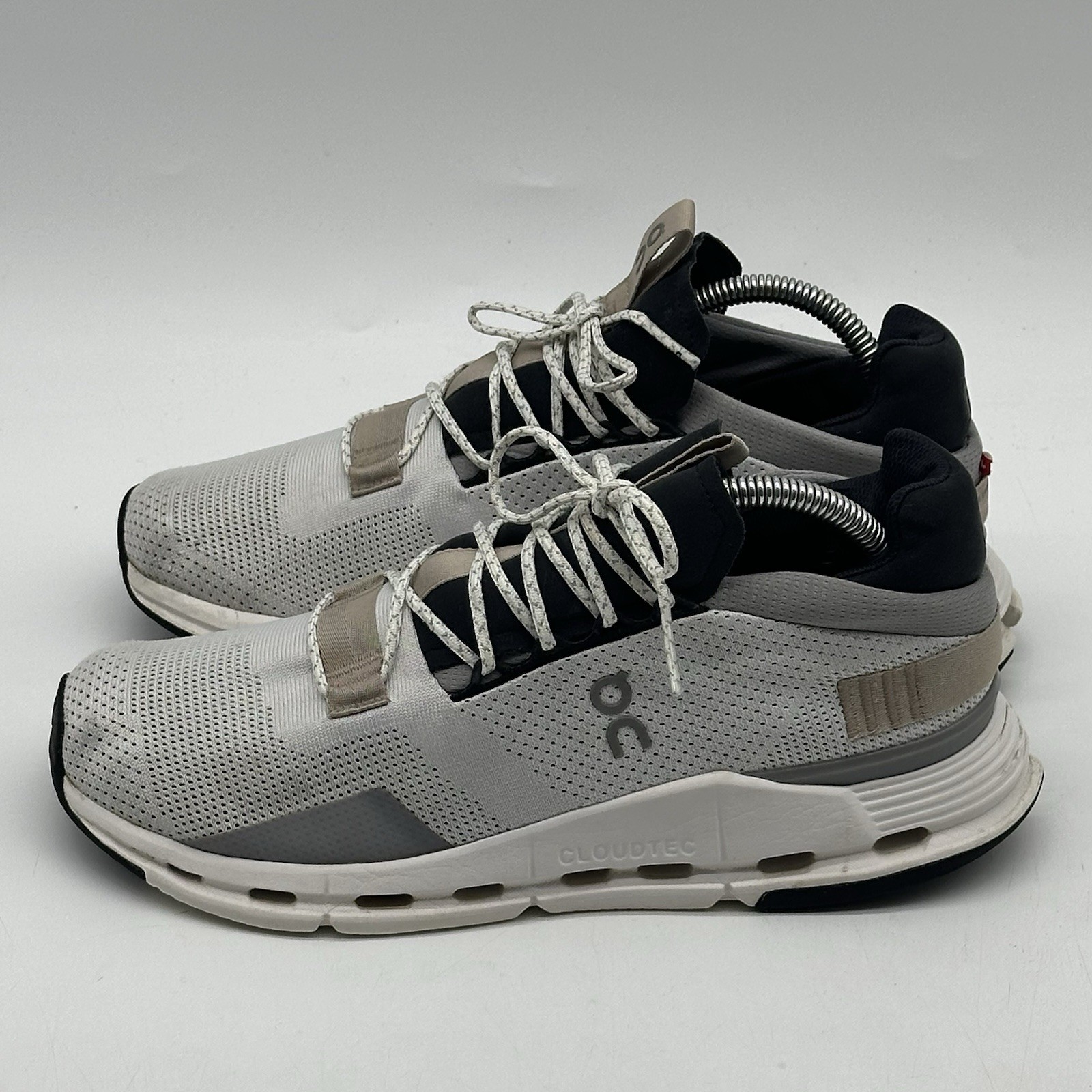 On Running Cloudnova White Sand Cloudtec Athletic… - image 4