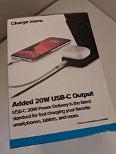 NEW Ubiolabs 2-in-1 Wireless Charging Stand 15W Qi + 20W USB-C PD