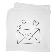 'Love Letter' Cotton Baby Blanket / Shawl BY00042089 