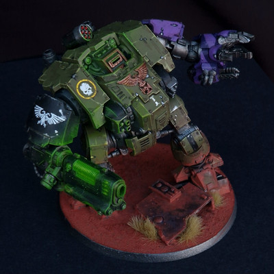 Warhammer 40k Space Marines Redemptor Dreadnought im Raptors Kapitelschema