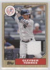 2022 Topps Series 1 1987 Topps Baseball Relics Gleyber Torres #87R-GT 13sy