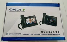 Grandstream GXV3275 7in. IP Phone - Black - Brand New in Box/Sealed/Unused
