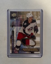 2021-22 Upper Deck Premier - Jack Roslovic #55 1 /25 Blue Jackets BOOKEND