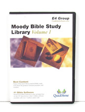 QuickVerse E4 Moody Bible Study Library Vol. 1 PC Software Tested Works