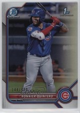 2022 Bowman Chrome Prospects Refractor 144/499 Ronnier Quintero #BCP-124 0l2