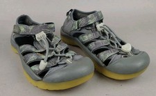Keen Newport H2 Youth Kids Gray Sport Waterproof Hiking Sandals Sz 3 Glow Dark