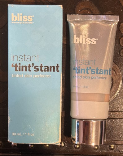 bliss Instant Tintstant Tinted Skin Perfector, Soft Nude, 1.0 Fl. Oz. NEW SEALED - Afbeelding 1 van 4