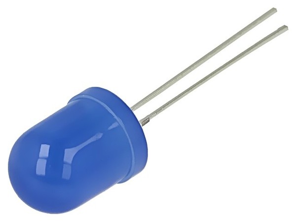 2X OSB5SAA134A-CRLED14 Led Blau 10Mm 3000Mcd 30° Front: GewöLbt 5,5-20VDC -30-85-image