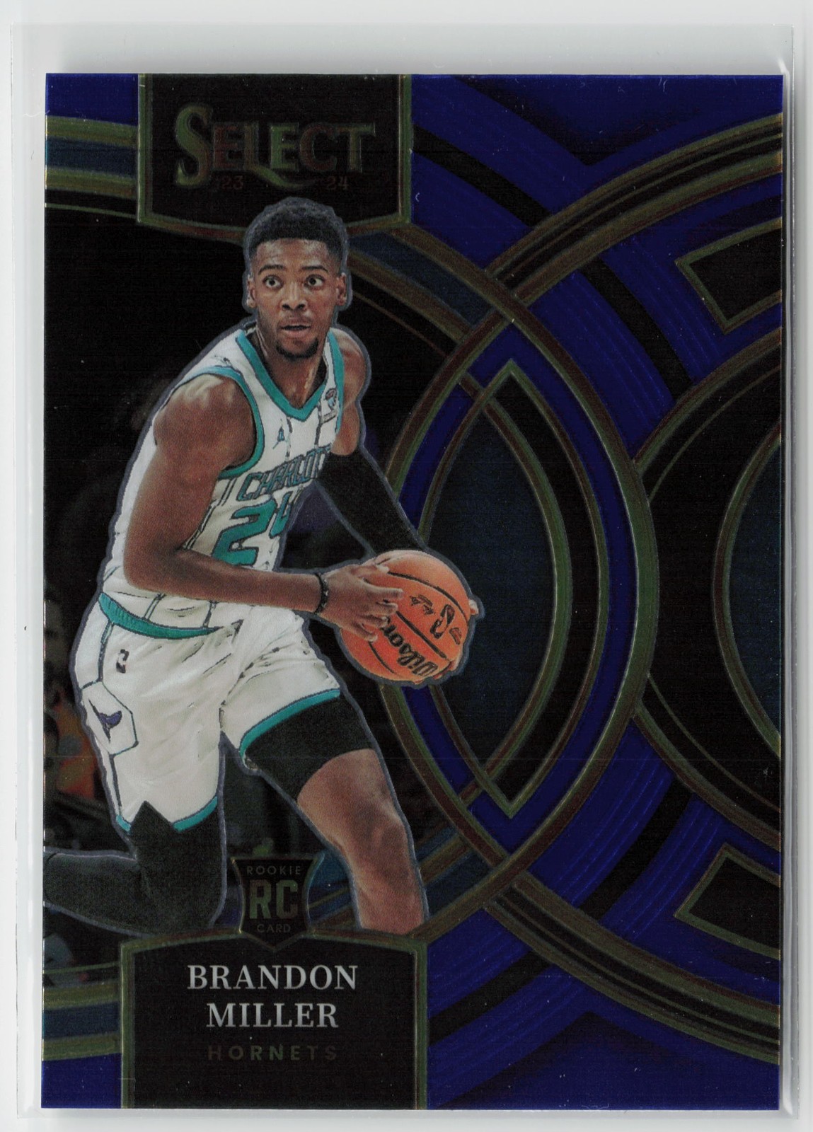 2023-24 Panini Select #130 Brandon Miller Blue (Retail Base)