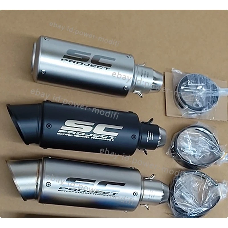 Silenciador preto para Honda CBR600F4i 2001-2007 pontas de escape deslizantes tubo de ligação média - Imagem 3 de 4