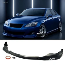 For 06 07 08 IS250 IS350 F Sport Style PU Front Bumper Chin Lip Body Kit