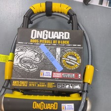 OnGuard 8005 Pitbull DT U-Locks Secure Gold Dimaond Bike Lock