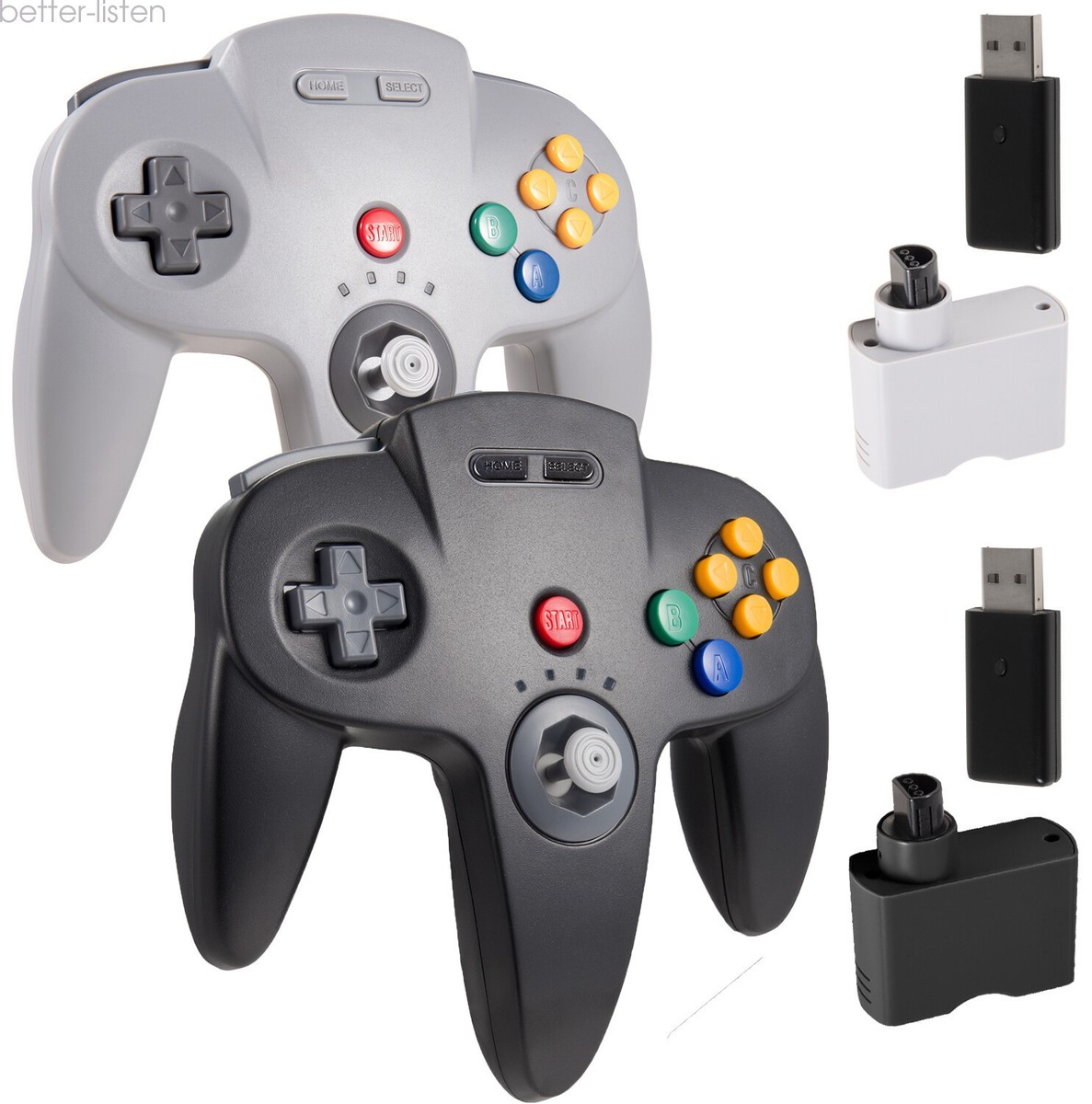 Wireless Controller for Nintendo 64 N64 Console PC Windows Switch