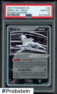 2007 Pokemon EX Power Keepers #92 Absol EX Holo PSA 10 GEM MINT