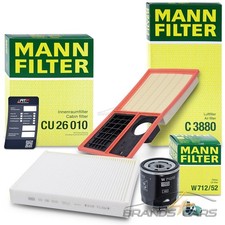 MANN-FILTER INSPEKTIONSPAKET FILTERSATZ A FÜR SKODA FABIA ROOMSTER 5J 1.4 10-15