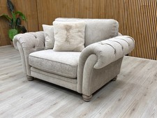 Furniture Village 'Cotswold' Snuggler Armchair Darwin Mink Fabric Classic Back