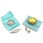 Tiffany & Co Sterling Leaf Acorn Trinket Box Brooch Tie Clip Lot of 4 #S5602-5 — photo 1