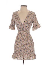 PrettyLittleThing Women Brown Casual Dress 2