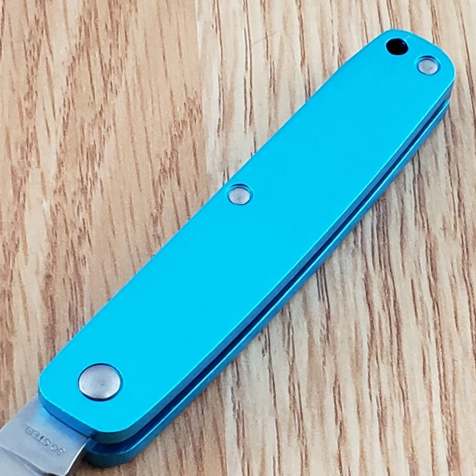 Cuchillo Plegable Fallkniven Legal para Llevar 2.25 3G Hoja de Acero Azul Mango de Aluminio Foto 3 de 4