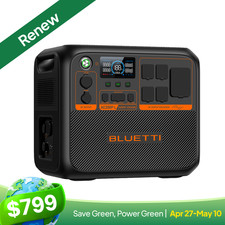 BLUETTI AC200PL 2304Wh 2400W Power Station LiFePO  Battery for Backup/RV Trip