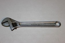 Vintage Utica Adjustable Wrench 12" #91-12, Made in the USA, Alloy Steel