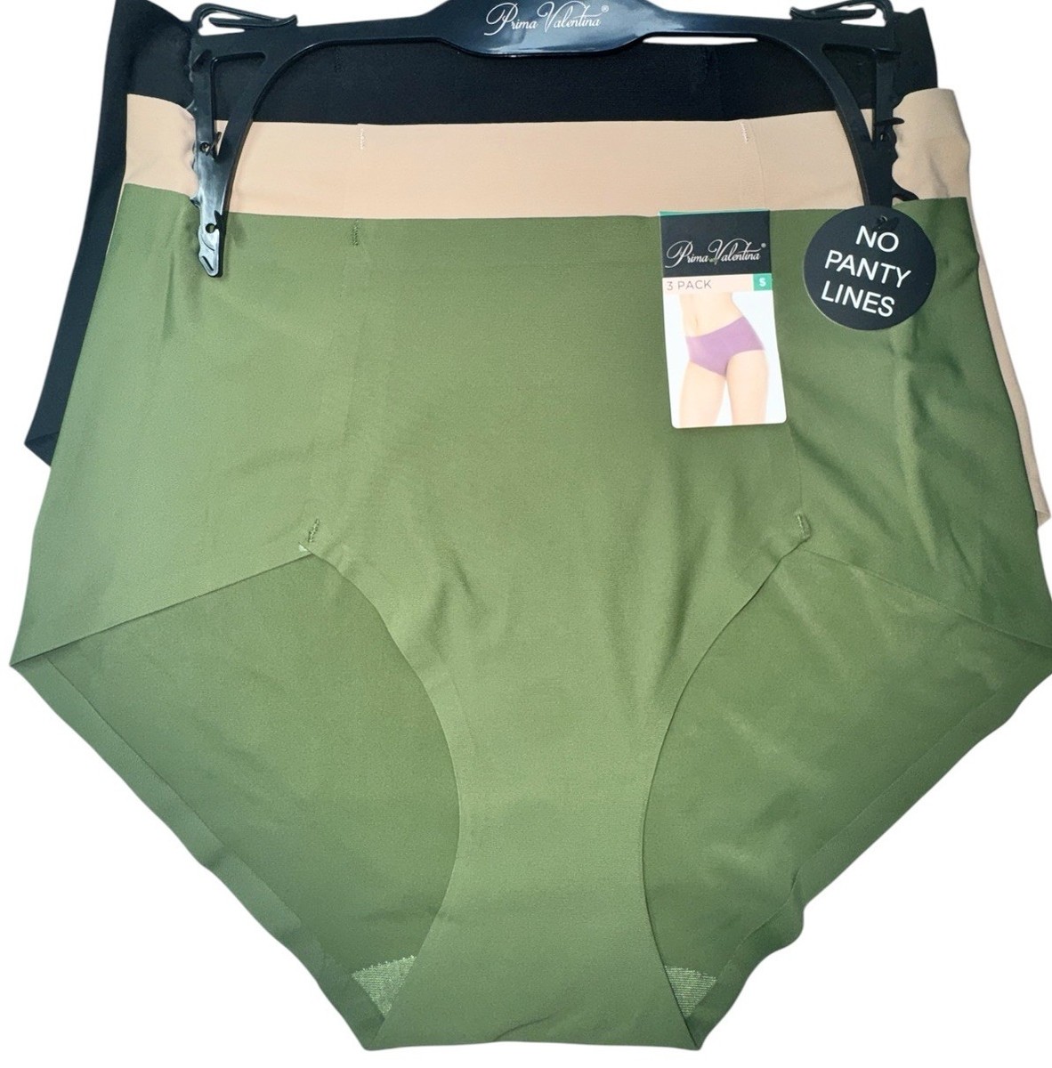 Aー1 Prima Valentina Women's Brief 3-Pair Underwear Panties Polyamide
