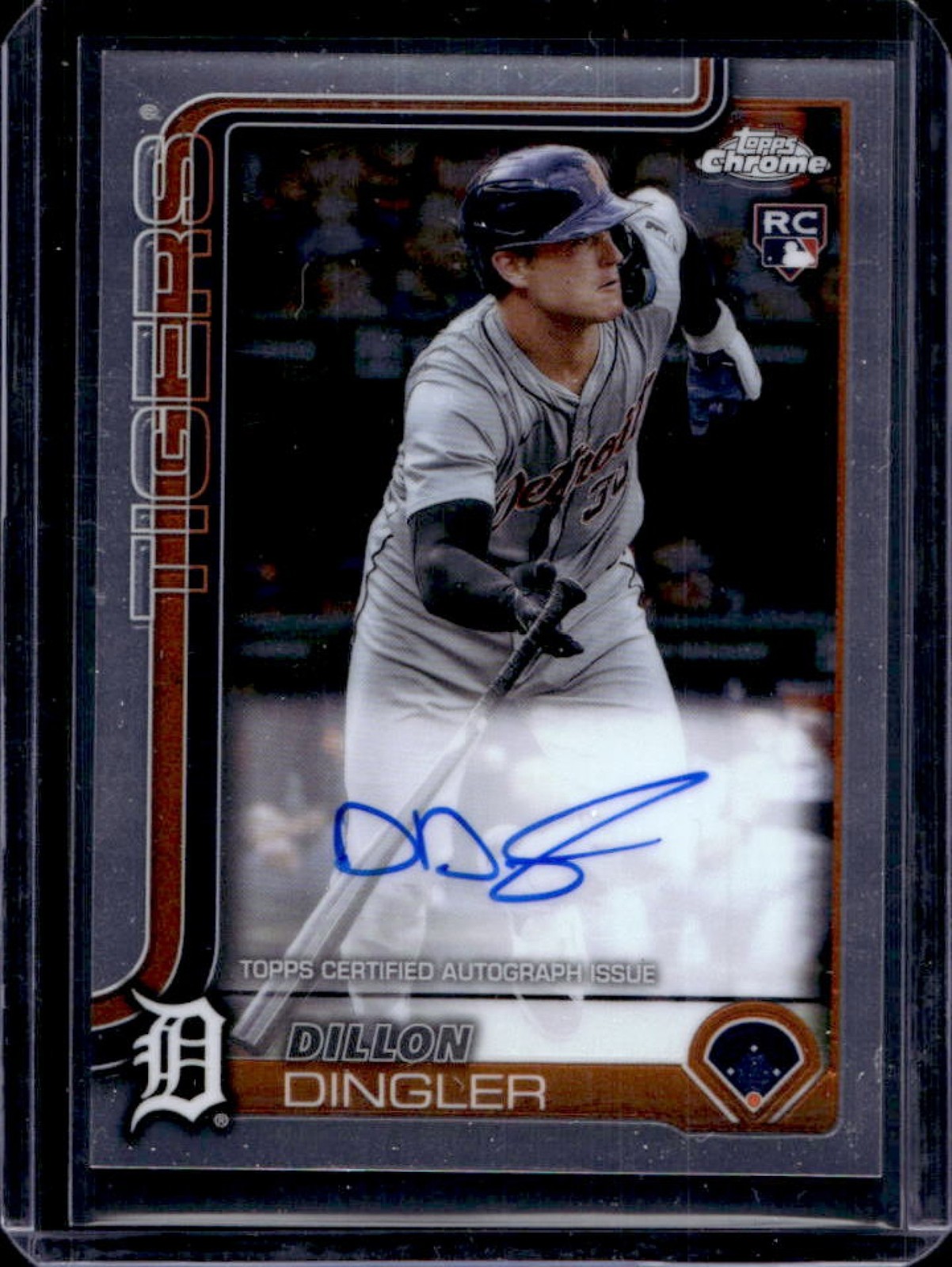 2025 Topps Chrome Dillon Dingler Rookie Auto RC #RA-DD Tigers