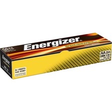 AA batteries Energizer industrial alkaline 24 pack power seal leakproof