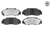 Bremsscheiben-BremsbeläGe-Kit Meyle 025 216 5118/PD FüR OE 45022-S1A-E20