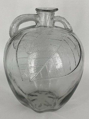 Vintage White House Apple Cider Vinegar Gallon Size Glass Bottle Jug Pitcher 10''