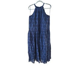 Madewell Embroidered Drop-Waist Maxi Dress Size M NWT