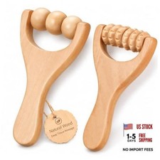 Pcs Wooden Massage Roller Muscle Relief/Gift - Wooden Massage Tool - 2 Pieces