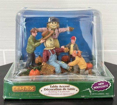 Lemax Table Accent Village Collection #03848 Building A Scarecrow NEW In Box