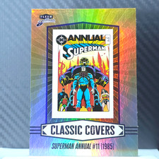 2025 Fleer Brilliants Superman CLASSIC COVERS SUPERMAN ANNUAL #11 #CC-6
