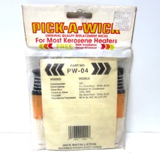 Pick a Wick Kerosene Heater Wick PW-04 Commander Envirotemp Kerosun NOS