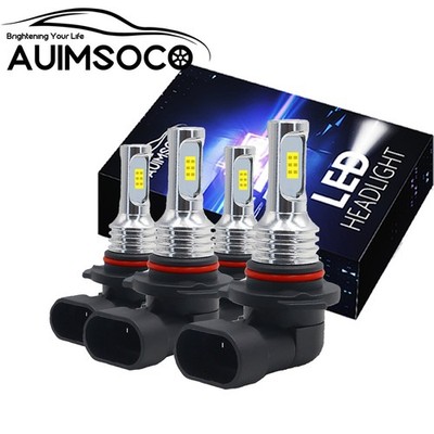 10000K LED Headlight Bulbs For Dodge Charger R/T SXT SRT Sedan 4-Door 2016-2023
