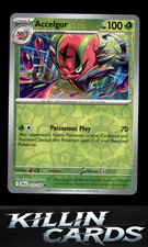 Reverse Holofoil Accelgor 013/159 Pokemon Uncommon SV09: Journey Together Card N