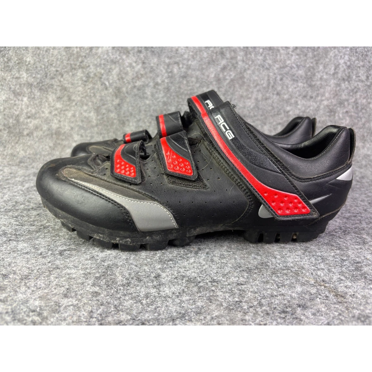 Nike ACG Cycling Shoes Mens 8 Black Red Mountain Bike SPD Cleats 130283-001 Nike Black Cycling Shoes for Men for sale | eBay main image 3