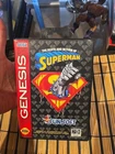The Death and Return of Superman - Sega Genesis Cartridge And Art Case No Manual