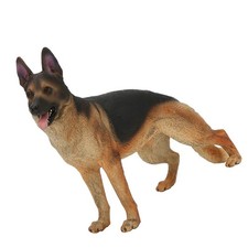 German Shepherd Dog Simulation Model Ornaments Desktop Decoration Child Toy