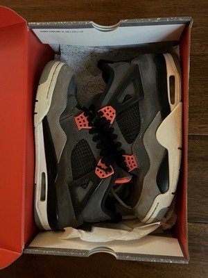 Nike Air Jordan 4 Dark Grey/Infrared Size 9.5 Used Great Condition with Box