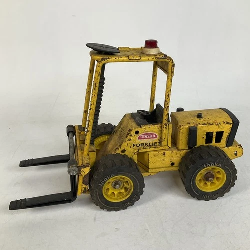 Vintage Mighty Tonka Metal Forklift Toy