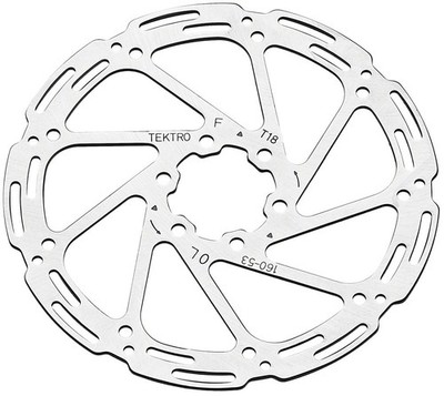 Disc Brake Rotors - Tektro TR160-53 Disc Rotor - 160mm, 6-Bolt, 1.8mm Thickness,