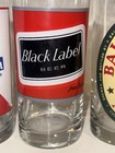 Vintage Classic Beer Bar Glass Display Set Ballantine Pabst Schlitz Black Label — photo 5