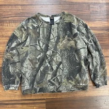 Realtree Camo Outfitters Ridge Mens Large Camouflage Crewneck Sweatshirt