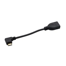 0.15M Short 90 Degree Mini HDMI Adapter Cable Supports 1080P Full HD Audio Video