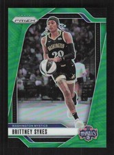 Brittney Sykes 2024 Panini Prizm WNBA Green Prizms #80