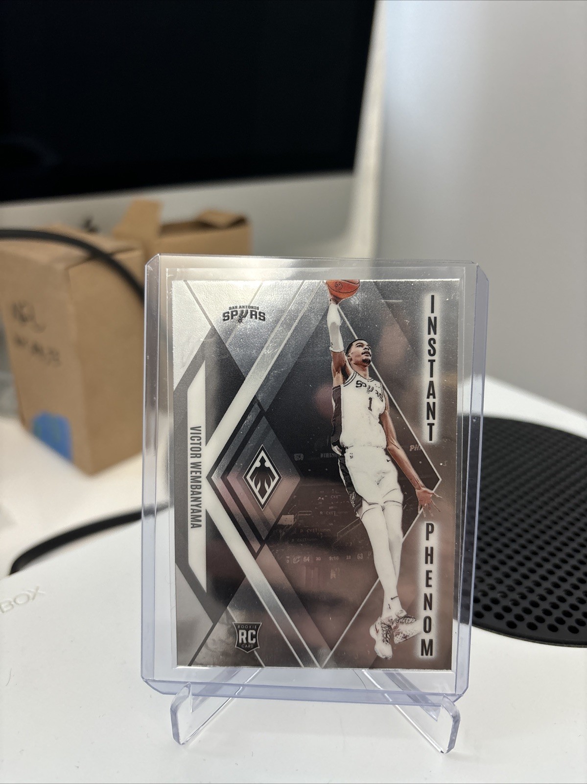 2023-24 Panini Phoenix Instant Phenom Victor Wembanyama #13 Rookie Card RC Spurs
